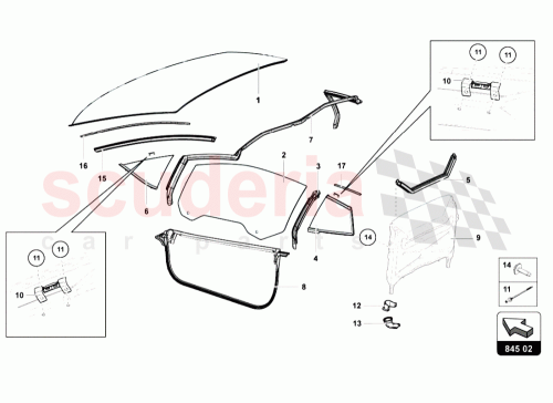 Part Diagram for Lamborghini 470845115A