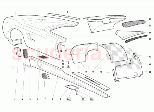 Part Diagram for Lamborghini 009453102
