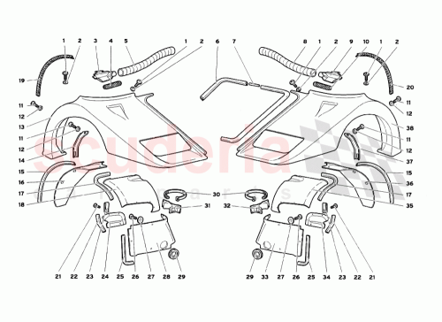 Part Diagram for Lamborghini 0068004705