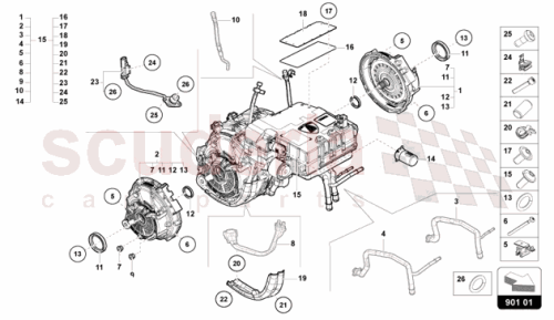 Part Diagram for Lamborghini 47B311757