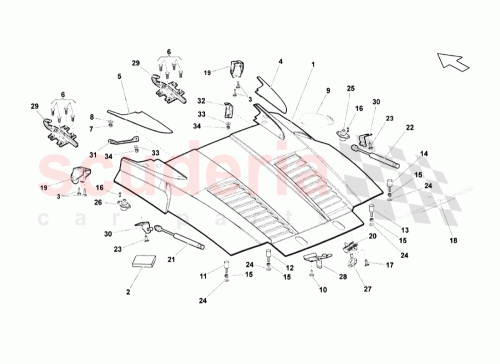 Part Diagram for Lamborghini N10353802