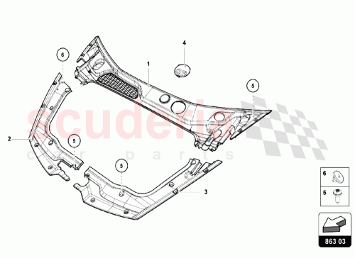 Part Diagram for Lamborghini N0200241