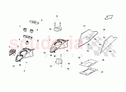 Part Diagram for Lamborghini 400857117