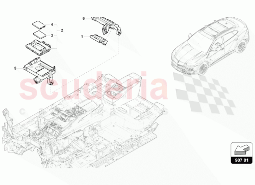 Part Diagram for Lamborghini 4K0907468B