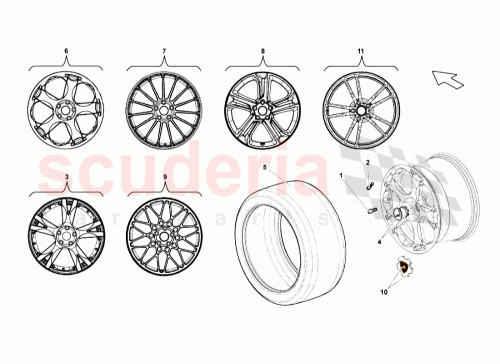 Part Diagram for Lamborghini 400601361