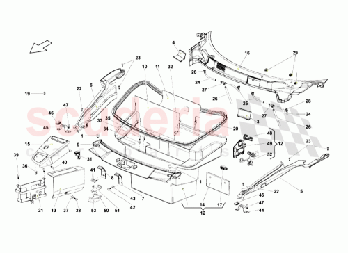 Part Diagram for Lamborghini 402819413