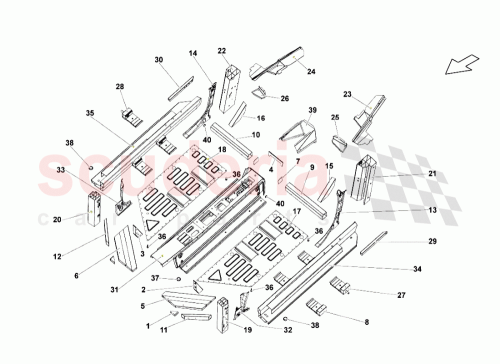 Part Diagram for Lamborghini 407809224