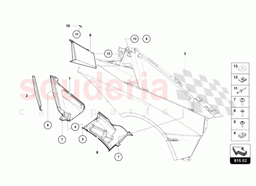 Part Diagram for Lamborghini 470117085B