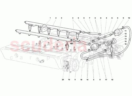 Part Diagram for Lamborghini 002035253