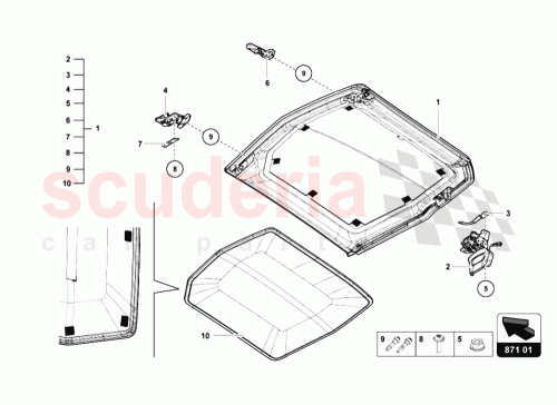 Part Diagram for Lamborghini 475817626D