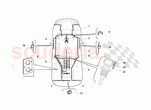 Part Diagram for Lamborghini 417971035A