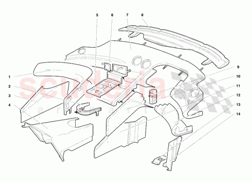 Part Diagram for Lamborghini 009414033