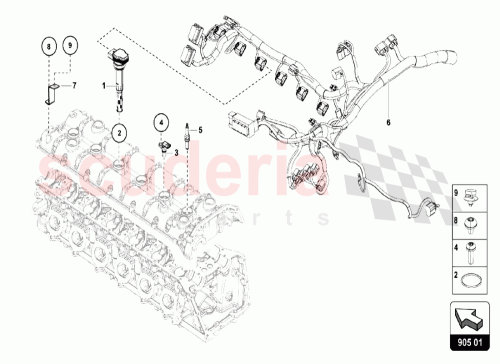 Part Diagram for Lamborghini 470971072F