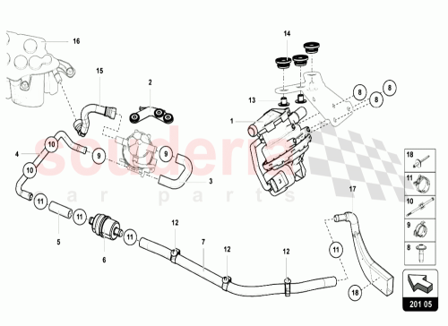 Part Diagram for Lamborghini 470117157B