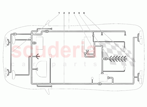 Part Diagram for Lamborghini 006136114