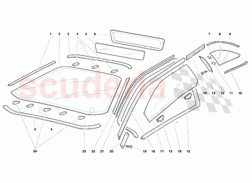 Part Diagram for Lamborghini 009415201