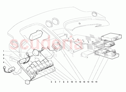 Part Diagram for Lamborghini 006031481
