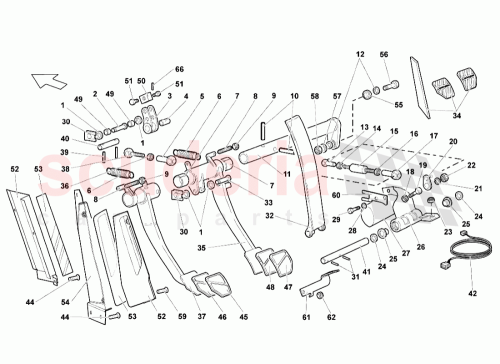 Part Diagram for Lamborghini 008700702