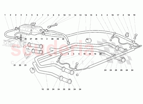 Part Diagram for Lamborghini 001730569