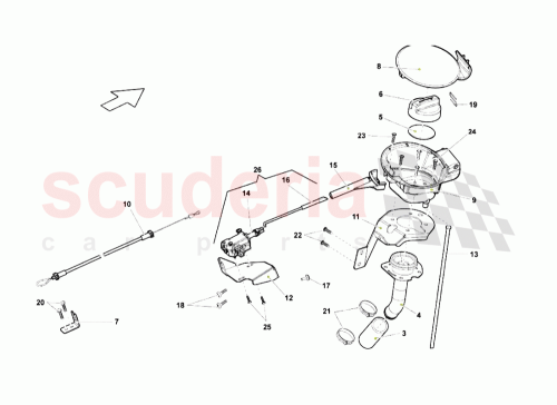 Part Diagram for Lamborghini 400959849C