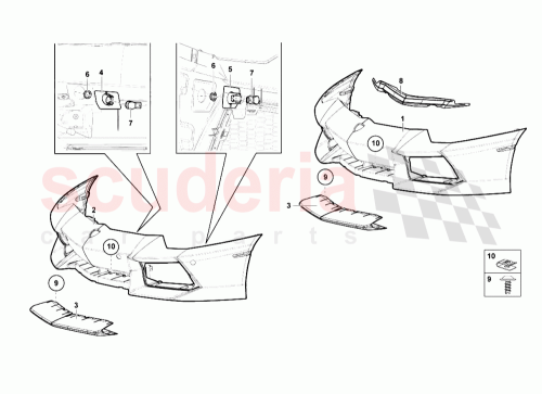 Part Diagram for Lamborghini 470807103C