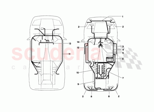 Part Diagram for Lamborghini 0061005182