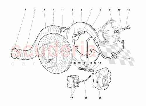 Part Diagram for Lamborghini 003135598