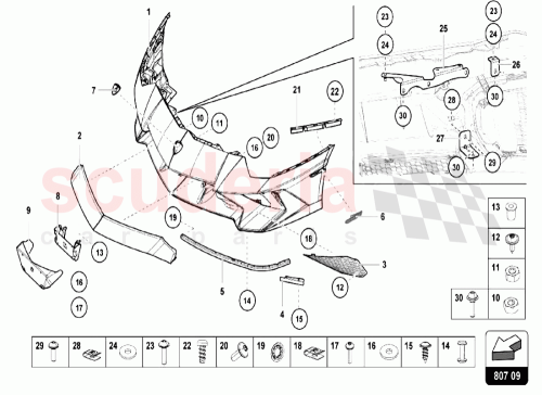 Part Diagram for Lamborghini 470807287G