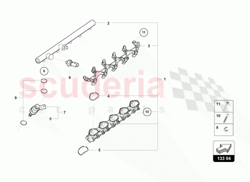 Part Diagram for Lamborghini 06J906054J