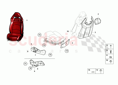 Part Diagram for Lamborghini 8K0959818