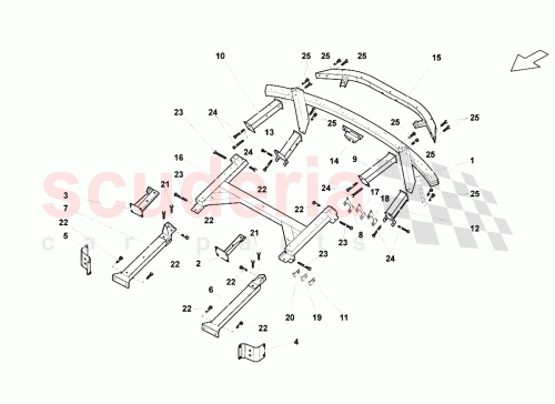Part Diagram for Lamborghini 407813088