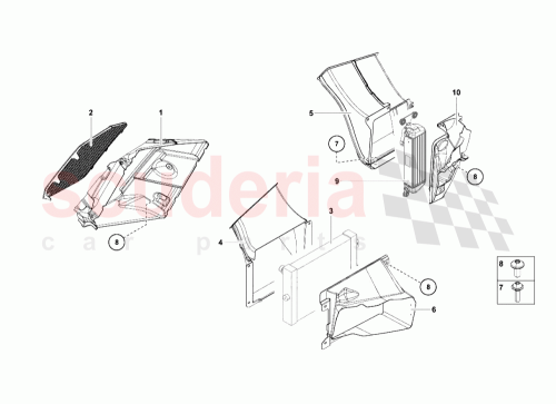 Part Diagram for Lamborghini 470122123A
