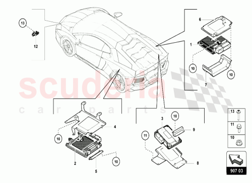 Part Diagram for Lamborghini 470907179B