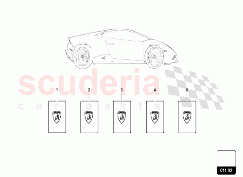 Part Diagram for Lamborghini 4T8012715GC
