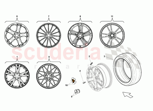 Part Diagram for Lamborghini 400601017AQ