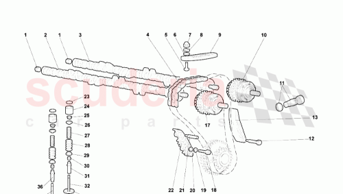 Part Diagram for Lamborghini 07M109021