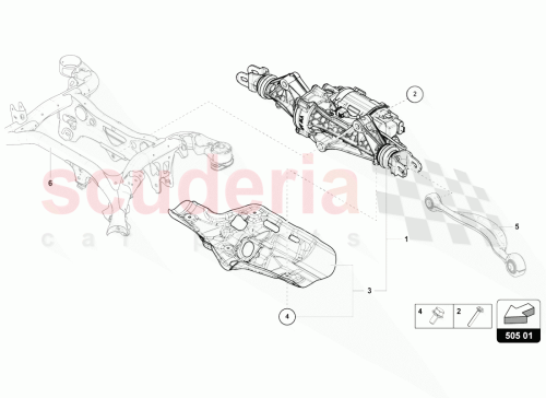 Part Diagram for Lamborghini 4M0501055AA