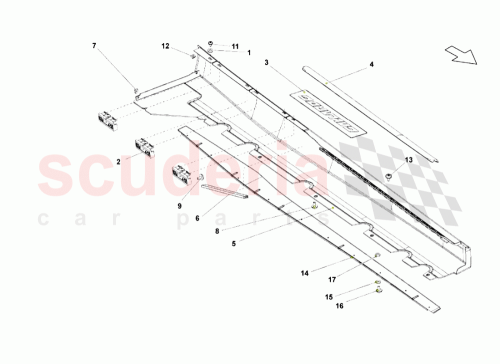 Part Diagram for Lamborghini 400807286