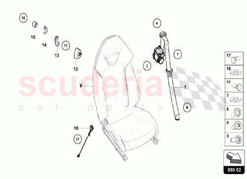 Part Diagram for Lamborghini N98926102