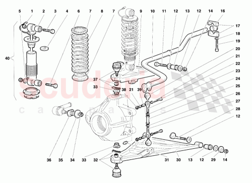 Part Diagram for Lamborghini 005134392