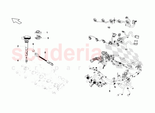 Part Diagram for Lamborghini 07L971627P