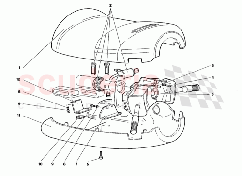 Part Diagram for Lamborghini 009914312