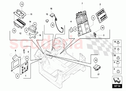 Part Diagram for Lamborghini 8K0907064KR