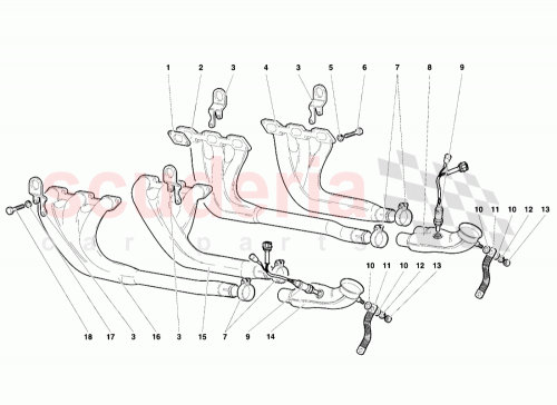 Part Diagram for Lamborghini 004434874