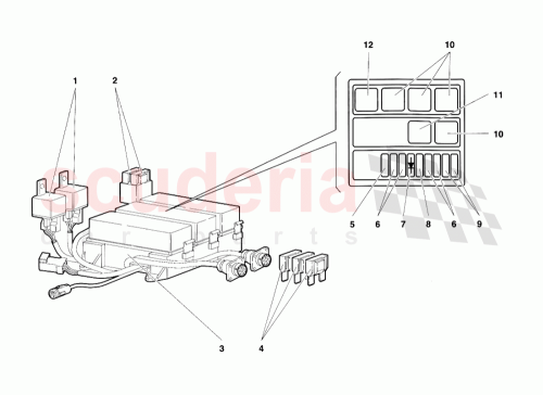 Part Diagram for Lamborghini 006136336
