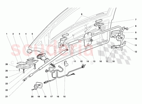 Part Diagram for Lamborghini 009421421