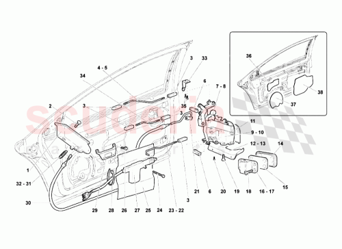 Part Diagram for Lamborghini 410837019