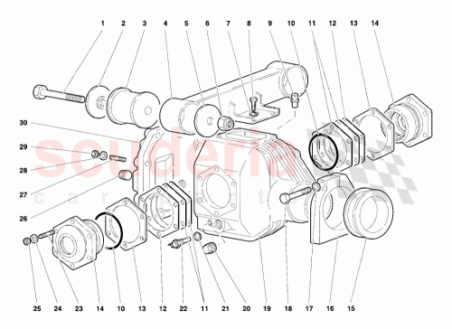 Part Diagram for Lamborghini 008100840