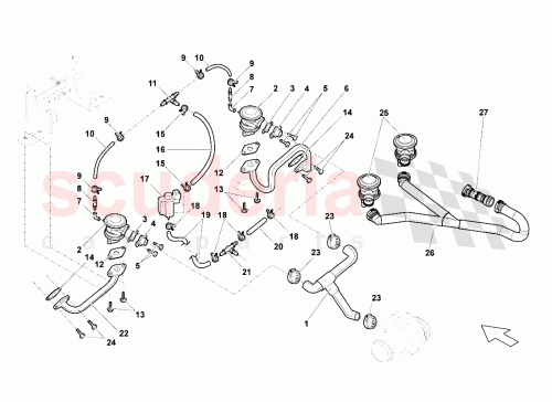 Part Diagram for Lamborghini 07L131625