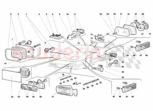Part Diagram for Lamborghini 009444006